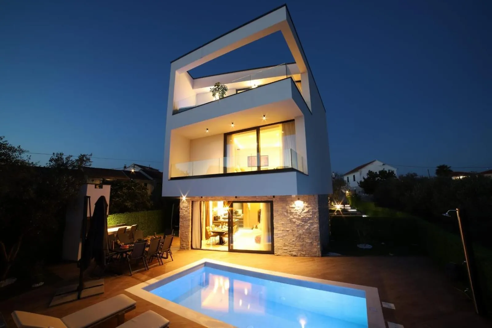 Luxury Villa Favela With Heated Pool Trogir 0*,